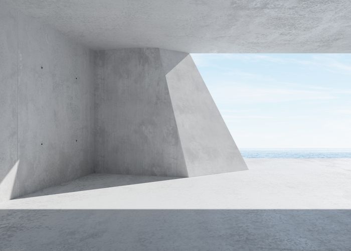 rendu architecture 3d murs beton